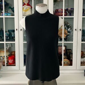 Banana Republic Black Sleeveless Thin Knit Top Sz XS